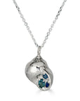 Sapphire Snail Charms