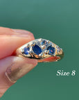 Azure Tide Ring, 14k