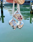 Sapphire Snail Charms