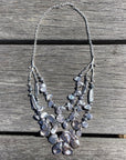 Wild Cascading Pearl Necklace