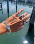 Molten Fish I.D. Bracelet, Brass