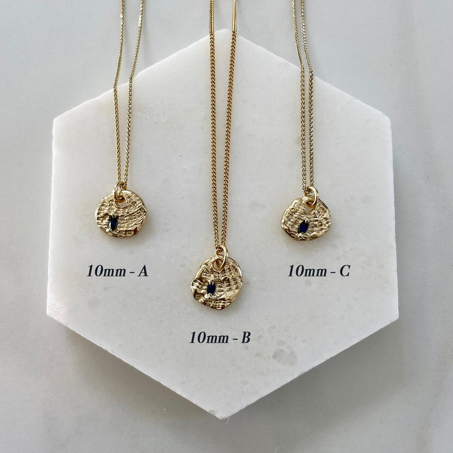 Sea Impression Charms, 14k