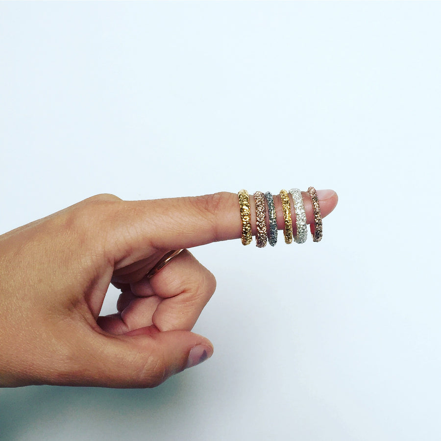 mixed metal stacking rings