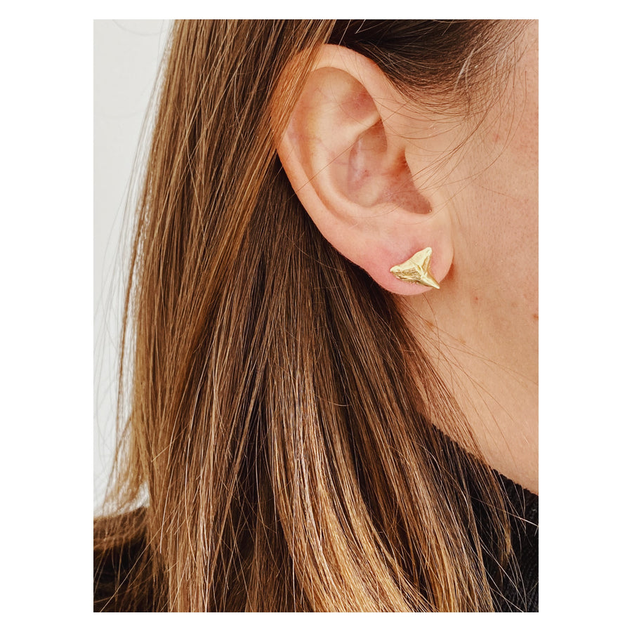 shark earrings