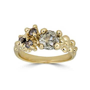 diamond anemone ring