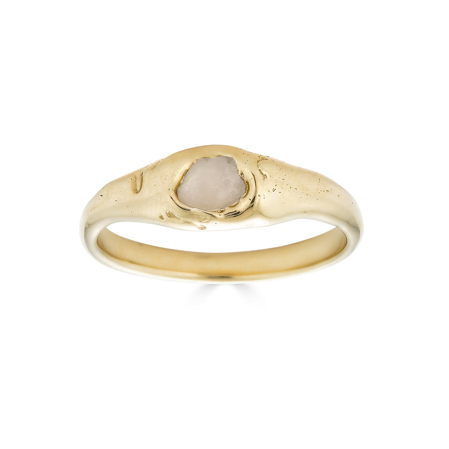gold beach stone ring