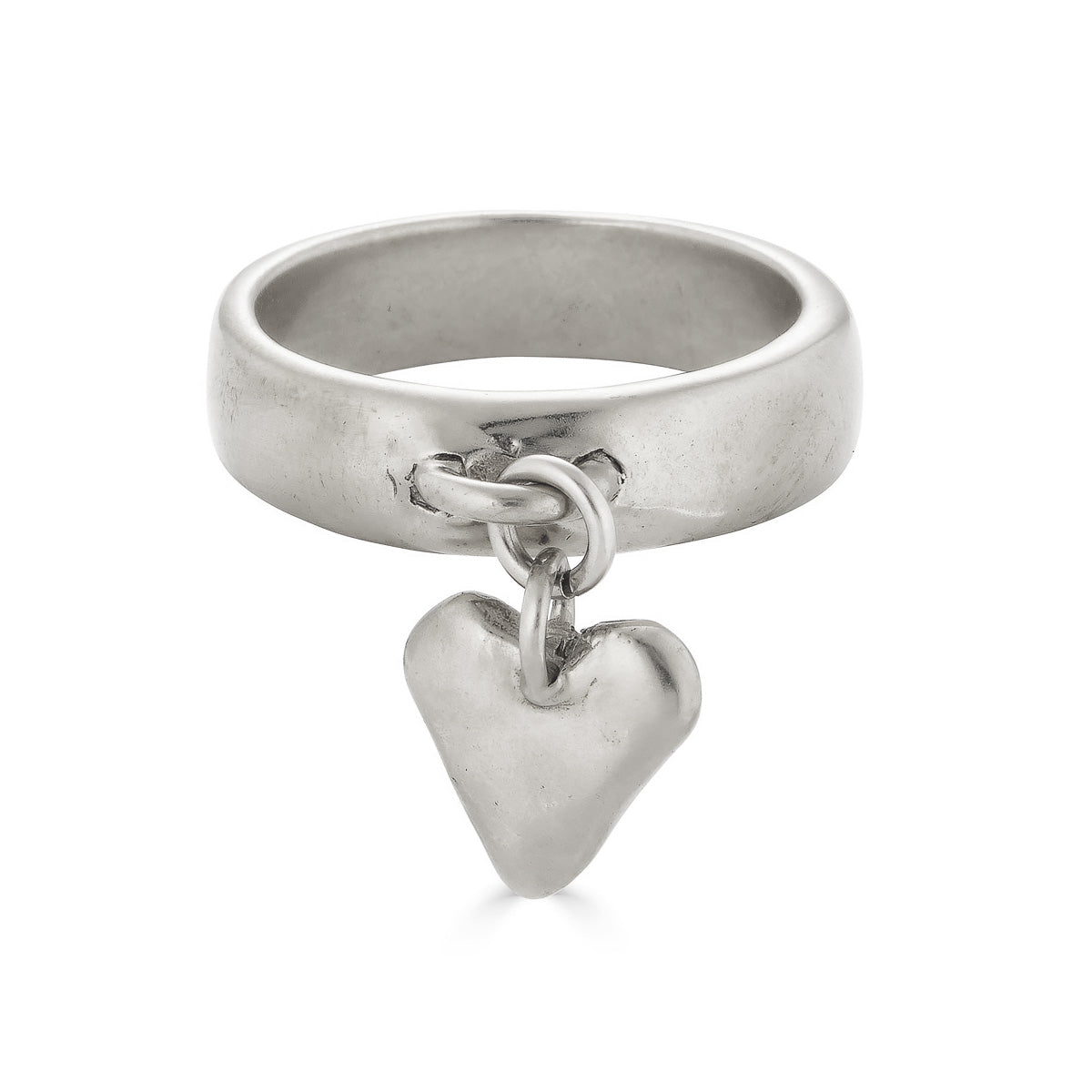 Silver charm ring discount