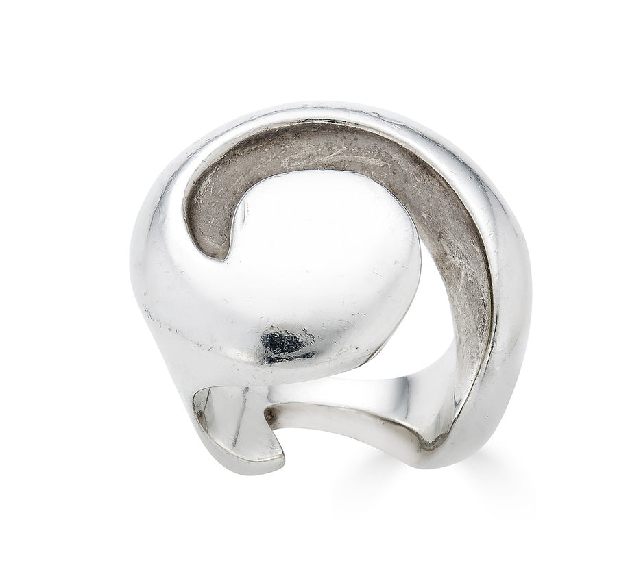 Spiral Shell Cocktail Ring