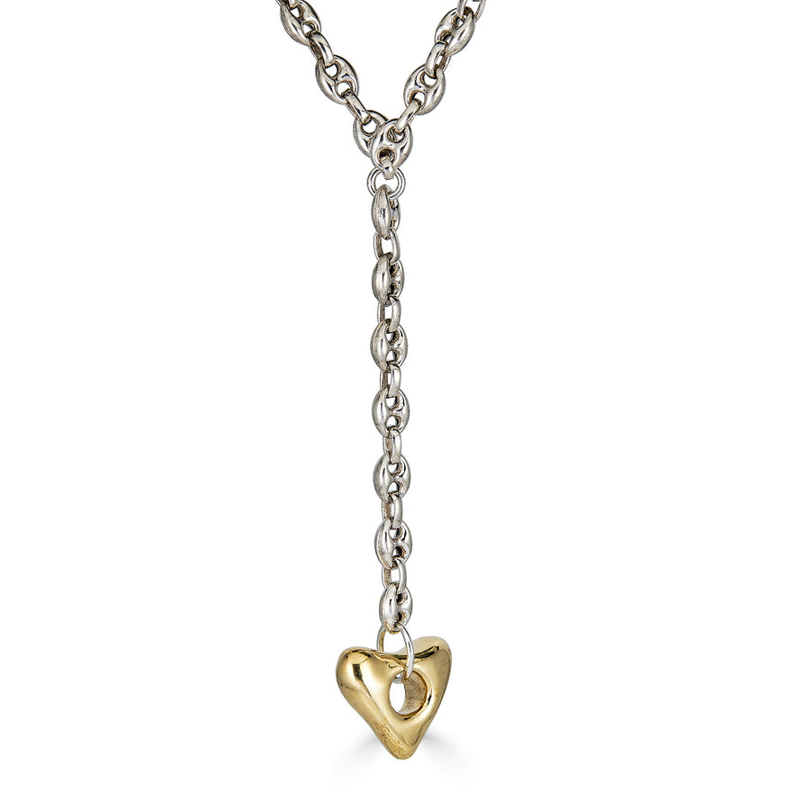 Love Rondelle Drop Necklace