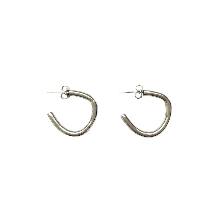 rugged hoop earrings