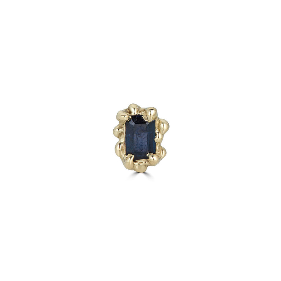 sapphire stud earring