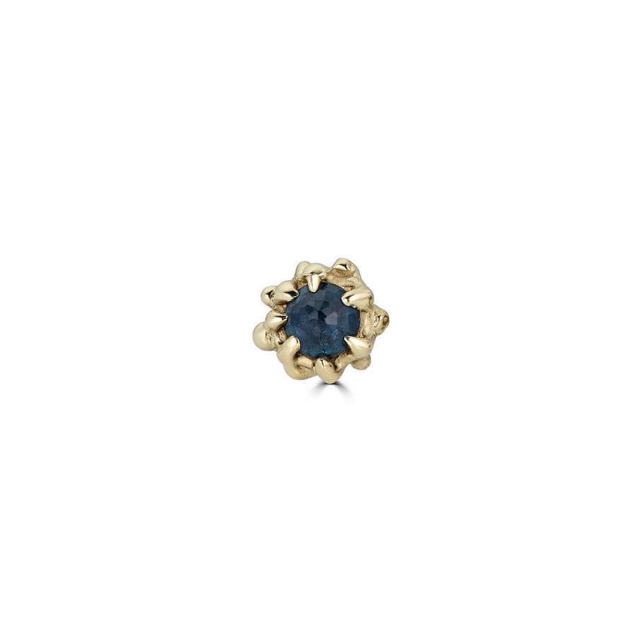 gold sapphire earrings
