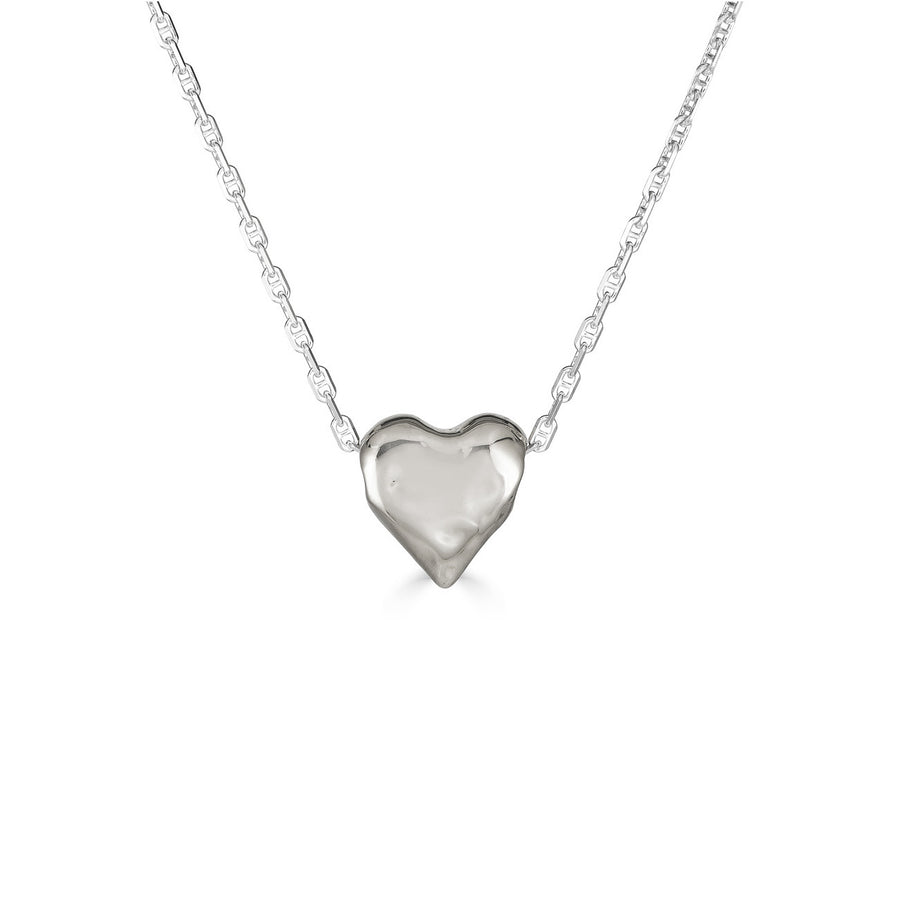 Small Love Necklace, Silver