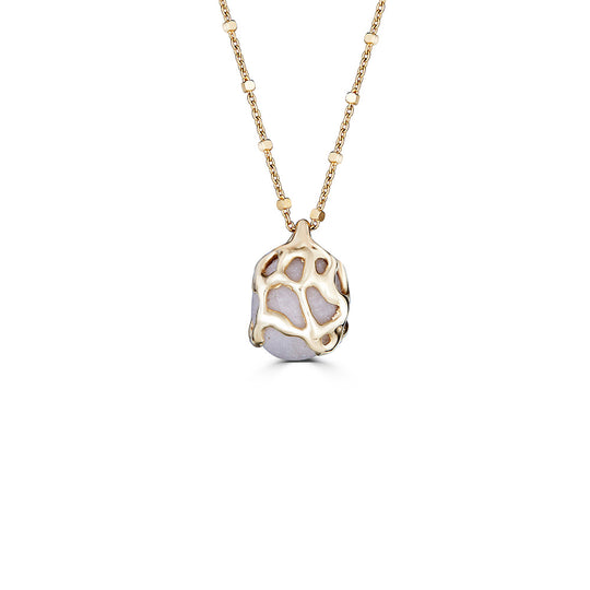 beach stone necklace