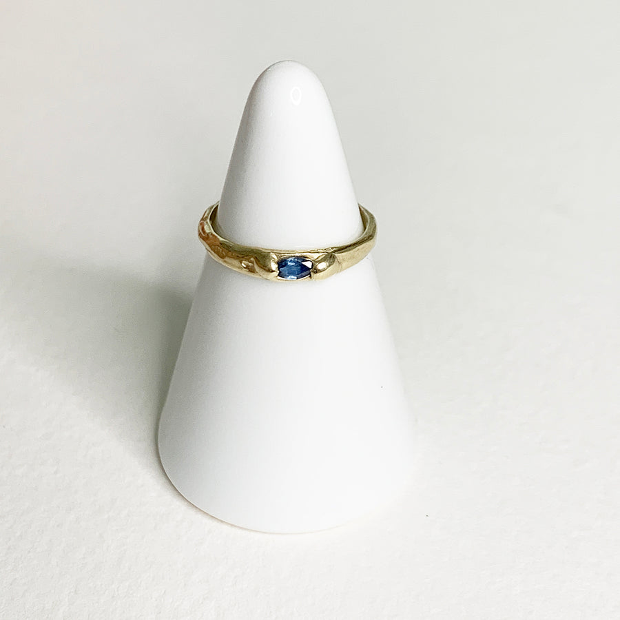 handmade sapphire ring